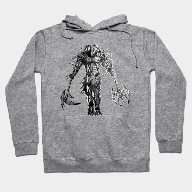 Viking Berserker - Dual Axe Hoodie by Iconic Feel